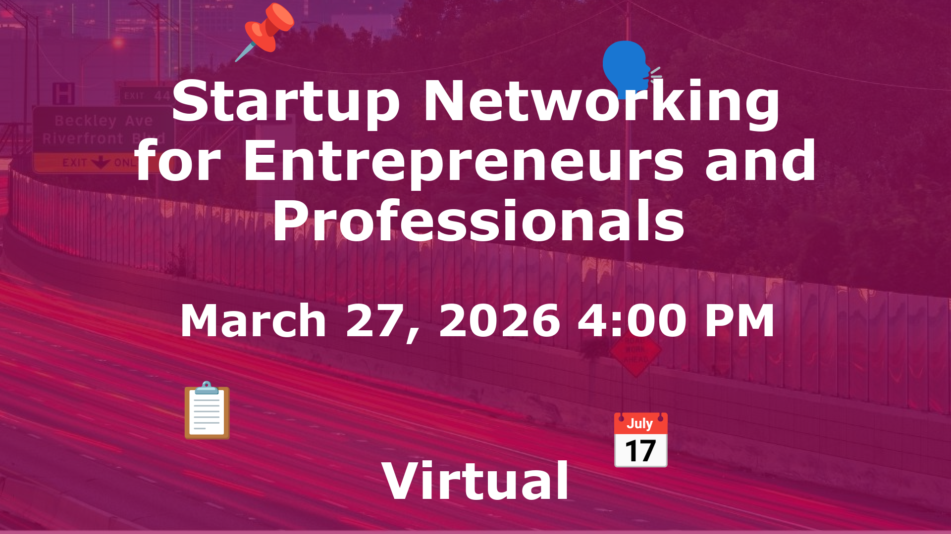 Startup Networking for Entrepreneurs and Professionals event image